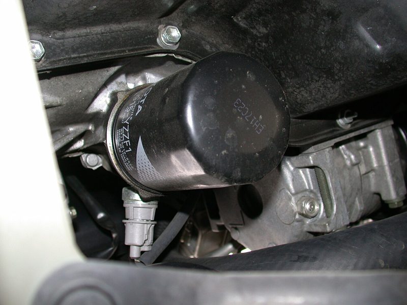 Engine oil and filter inspection